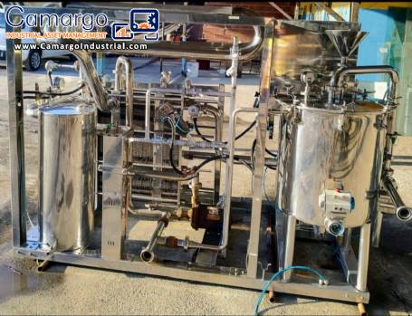 Flash pasteurizer for food