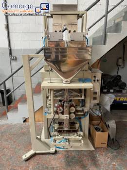 Automatic pneumatic packaging machine for Embrapac pillow type packaging