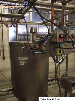 Complete line for pasteurization Tetra Pak - Camargo Industrial 