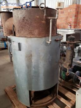 Vertical boiler with GLP gas West