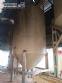 Insulated jacketed silo for storing glucose and fat, stainless steel interior, 15,000 liters.