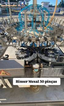 Automatic washer rinser with 30 PET clamps Monthly 9,000 bottles