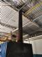 Gas-fired steam boiler with horizontal fire-tube burner Collins