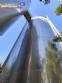 Vertical storage tank in AISI 304 stainless steel, 60,000 liters