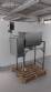 Horizontal ribbon blender mixer in stainless steel, 200 liters.