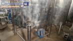 Hermetic reactor jacketed tank in 316 stainless 2.800 L
