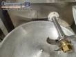Stainless steel meat cutter processor with rotating knives