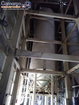 Flour storage silos 100 tons Dedini