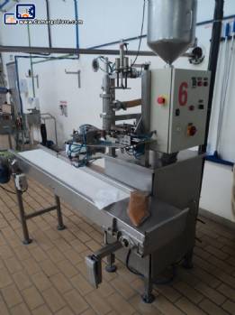 Filling/sacheteira in stainless steel for Burgmann packaging of liquid and Pasty products
