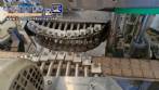 Automatic stainless steel labeling machine with two heads for Narita self-adhesive labels