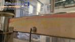 Automatic stainless steel labeling machine with two heads for Narita self-adhesive labels