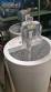 Polymer mixing tank with stainless steel shaft and diaphragm pump, 300 liters.