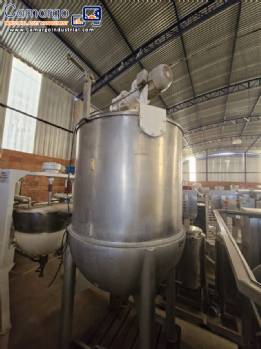 2000 liter jacketed stainless steel cooking pot