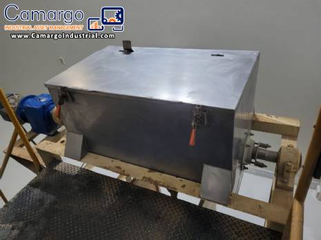 Stainless steel horizontal mixer