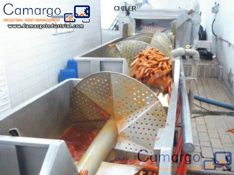 Complete line for the production of sausages among other