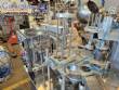 Semi-automatic filling machine for pots with aluminum lids NTI