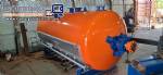 SM Carvalho grain deactivation reactor, 10 tons per hour, with lining.