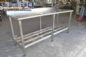 Stainless steel table 700 mm x 2000 mm Euro Formas