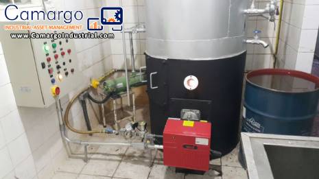 Gas boiler for 250 kg hour