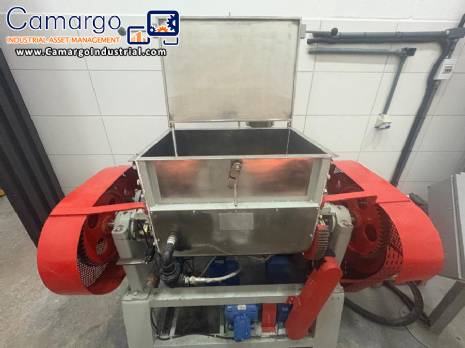 Sigma stainless steel mixer mixer with stainless steel jacket, 120 liters, M.H. Equipamentos