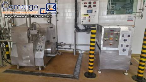 Stainless steel homogenizer for liquids Treu 750 up to 2230 liters per hour