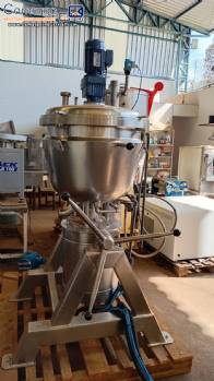 Universal stainless steel vacuum food processor