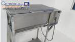 Stainless steel ribbon blender mixer for powders, 50 liters.