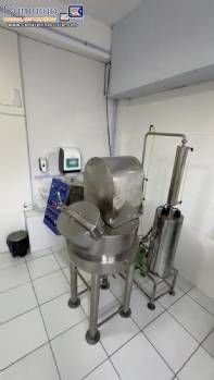 90 kg stainless steel jacketed food homogenizer processor