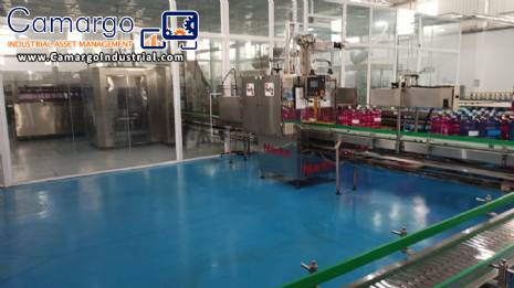 Rotary filling machine, washer-rinser VMC, Narita nozzle sleeve labeling machines, 20-liter gallon