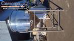 2500 liter stainless steel jacketed mixing tank