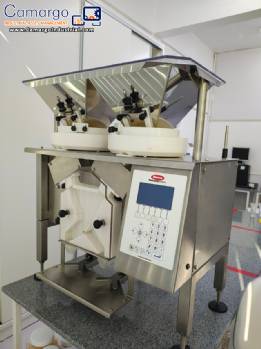 Benchtop compressed capsule contactor in stainless steel PHARMACOUNT Benchtop compressed capsule contactor in stainless steel PHARMACOUNT