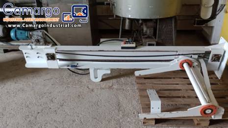 Elevator with stainless steel trolley Elevator with stainless steel trolley