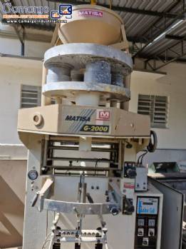 Matisa automatic dosing packaging machine for granulated and granular products. Matisa automatic dosing packaging machine for granulated and granular products.